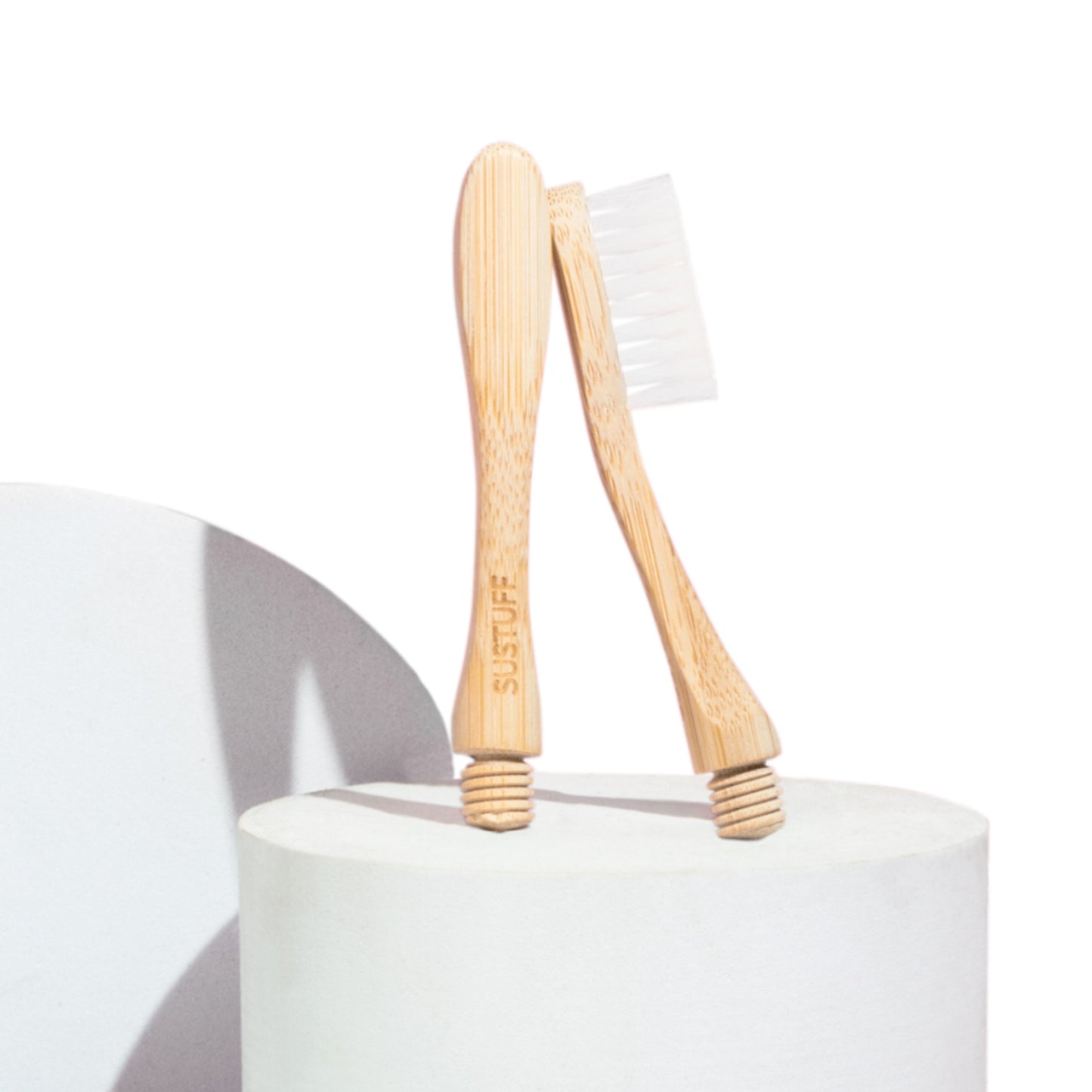 Bamboo 4-pack Toothbrush Head Refills (Plant-Based Bristles)
