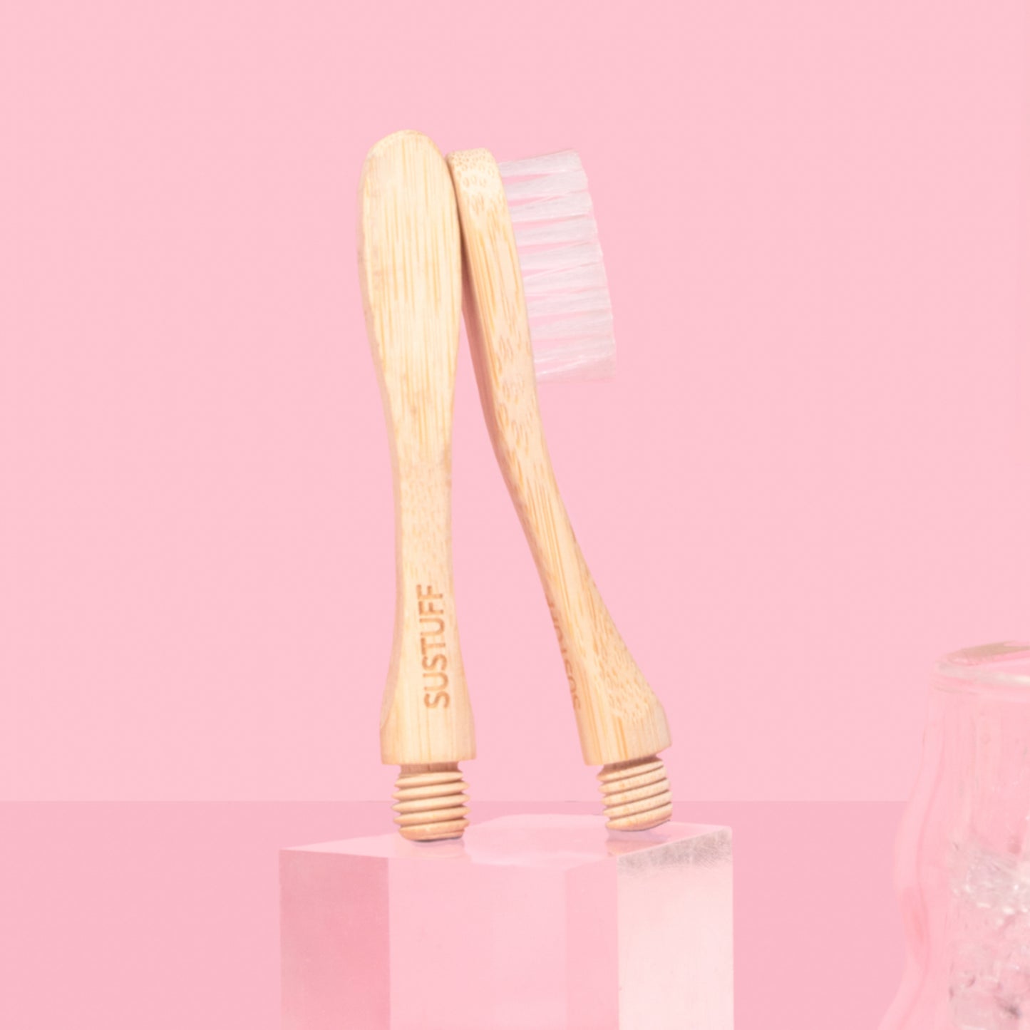 Bamboo 4-pack Toothbrush Head Refills (Plant-Based Bristles)