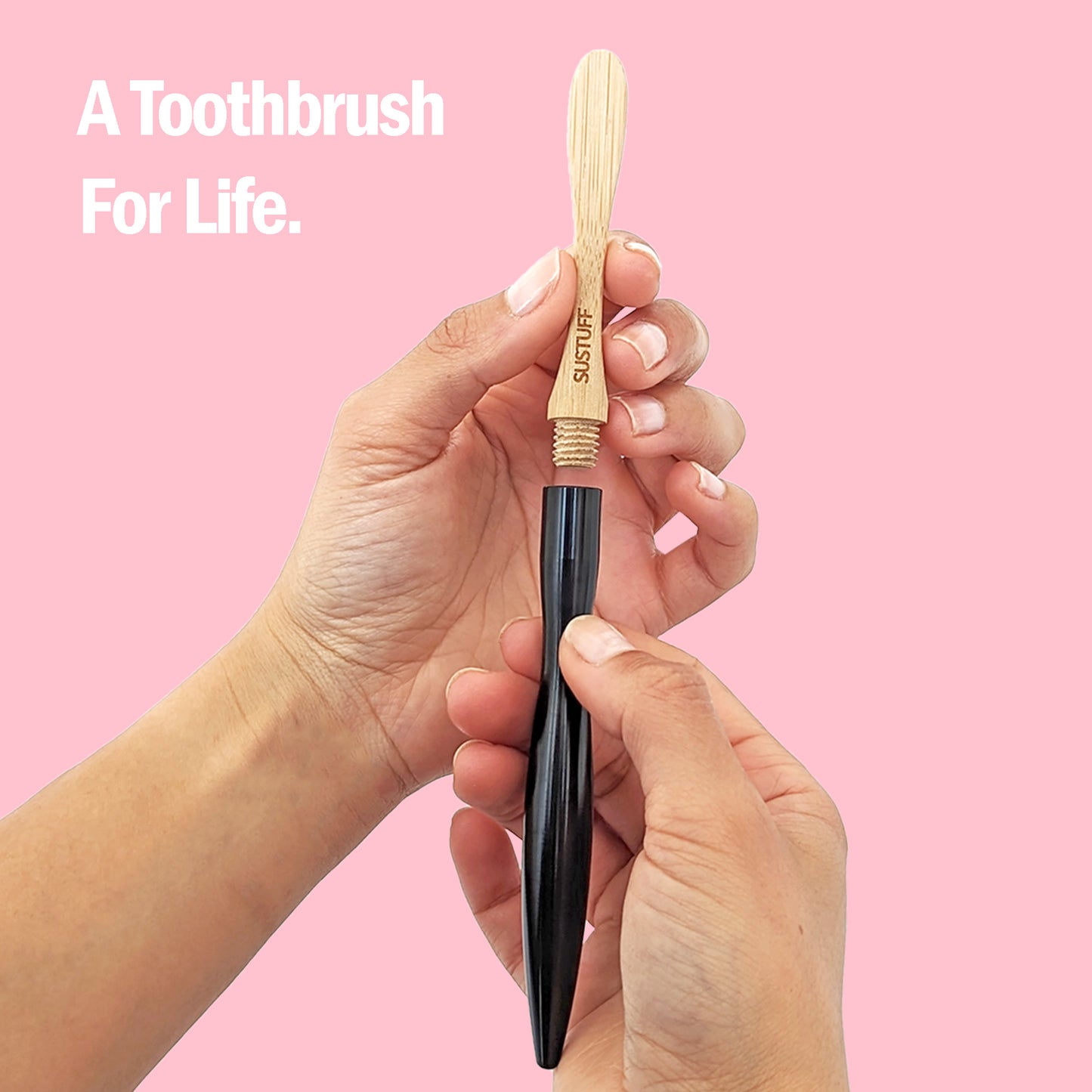 black toothbrush